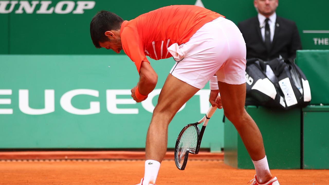 Djokovic erupts in Monte Carlo win.