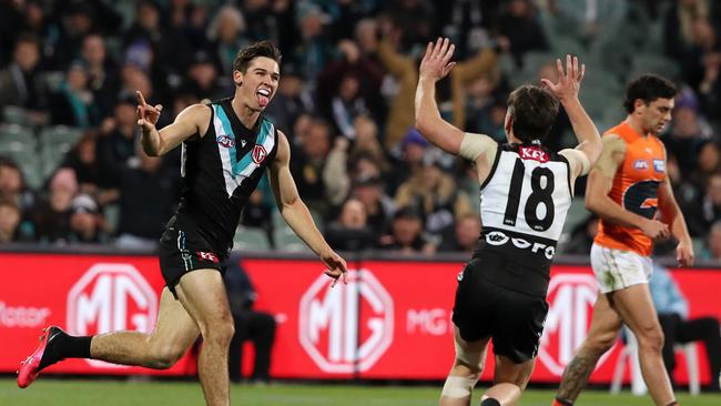 Rozee had a big game against the Giants. Picture: Sarah Reed/AFL Photos via Getty Images