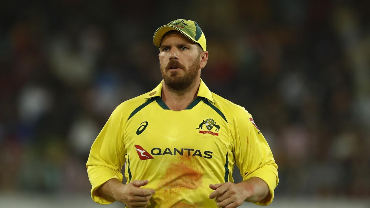 Aaron Finch’s position in the Australian team is still up for debate. Photo: Getty Images