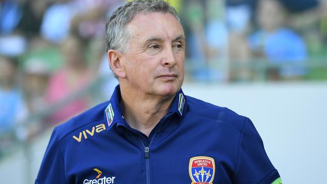 Ernie Merrick’s team has failed to find the form from last year. (AAP Image/Julian Smith)