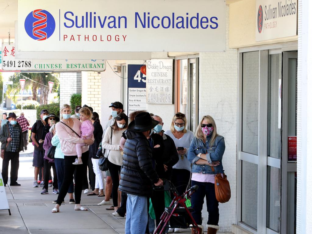 Sunshine Coast Covid-19 queue lines empty at Caloundra ...