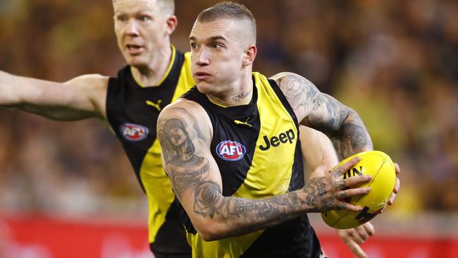 Dustin Martin is the hot favourite for the Brownlow Medal. Picture: AAP Images