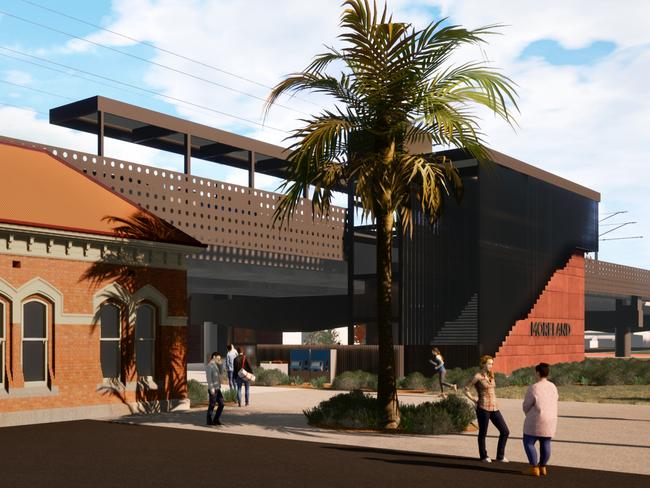 State Government early designs of Moreland train station released in June.