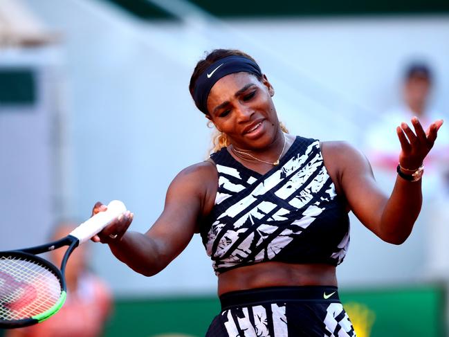 Serena Williams struggled to find answers in her upset loss to Sofia Kenin.