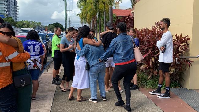 Loved ones of Nilly Mooney packed Mackay District Court for the appeal hearing of driver Jessica May Goulding. They embraced outside court once the matter was finished.