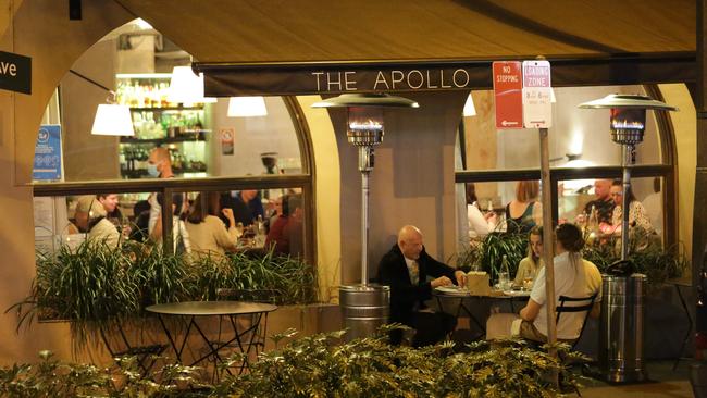 The Apollo restaurant at Potts Point. Picture: Christian Gilles