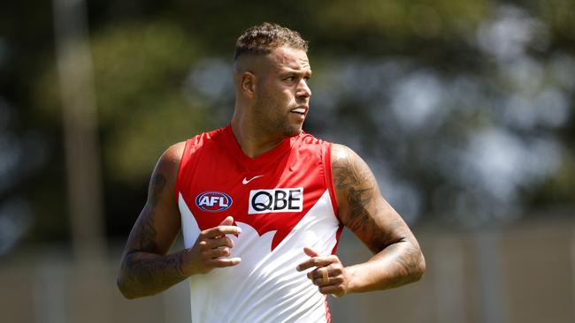 Lance Franklin would need time to build into the season, coach John Longmire said. Picture: Phil Hillyard