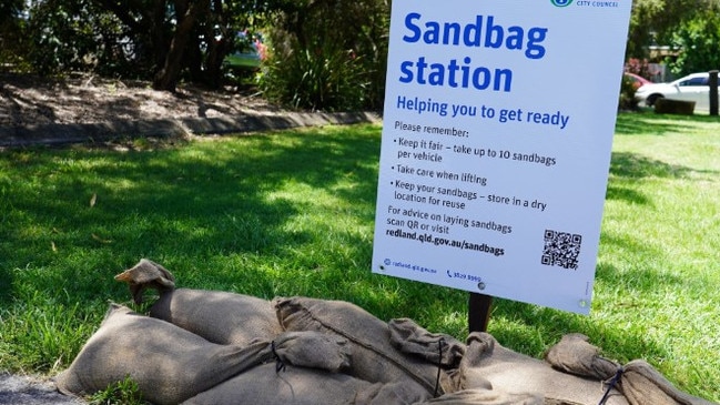 Sandbags in Redland are available at seven locations but supplies have dwindled.