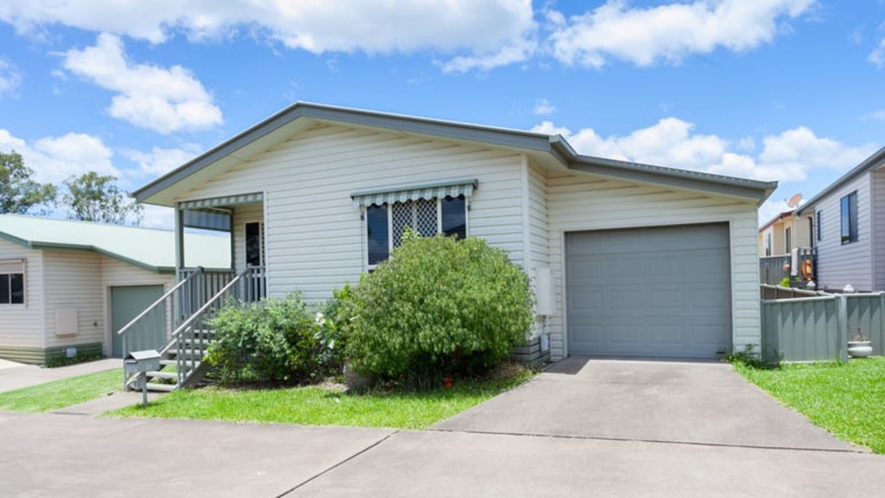 This three bedroom home at 61/102A Moores Pocket Road, Moores Pocket, is listed at $259,000. The Ipswich suburb is one of several listed as being among the cheapest places in Qld to buy real estate.