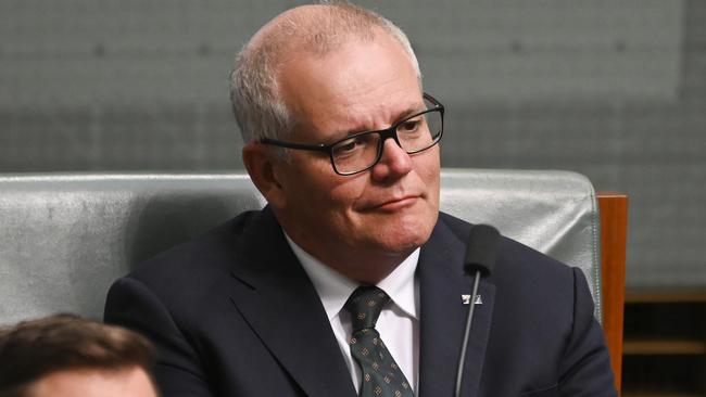 Scott Morrison’s secret power grab is set to be unveiled in a report on Friday. Picture: NCA NewsWire/Martin Ollman