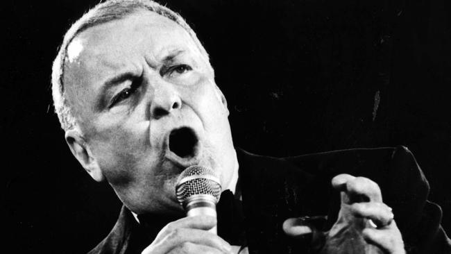 January 9, 1988: Frank Sinatra sings at the official opening of Sanctuary Cove.