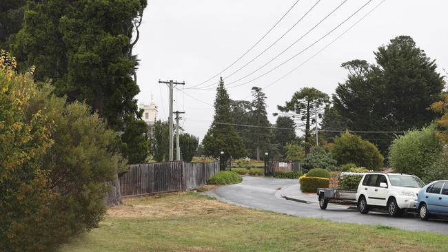 Looking down towards Lady Clark Ave in Claremont, adjacent to where a 24-hour McDonald’s has been proposed for 8-10 Main Rd. Picture: Nikki Davis-Jones