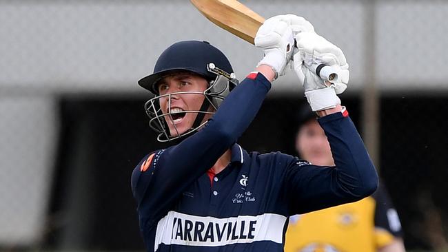 Josh Hahnel has made more than 1000 runs for Yarraville in the past two seasons. Picture: Andy Brownbill