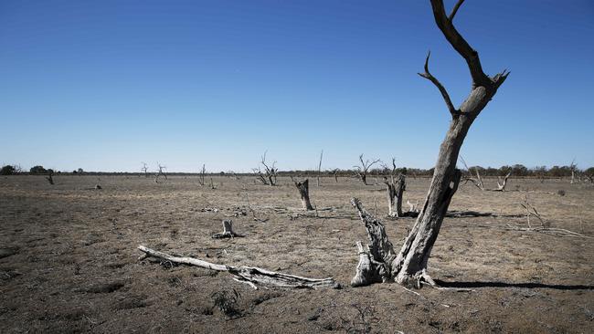 Dry lake bed of Tandure Lake. Picture: Rohan Kelly.