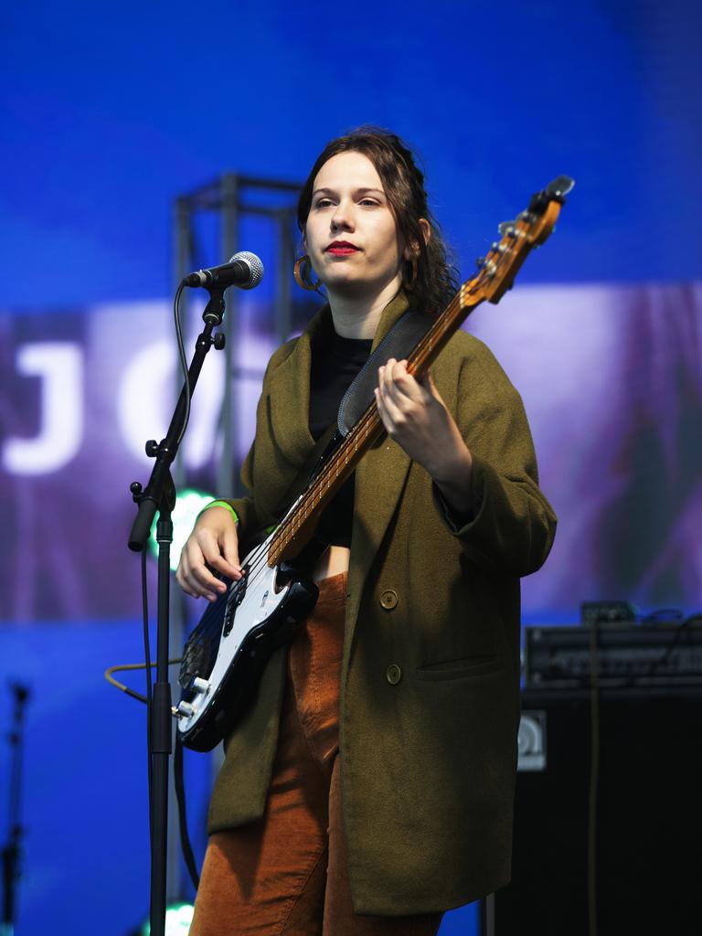 Kudu Joy performs at the Veronicas concert, Hobart. Picture Chris Kidd