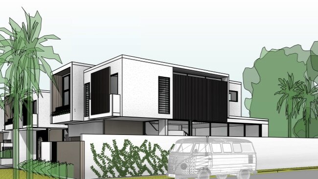 A multi dwelling housing development has been proposed for the property.
