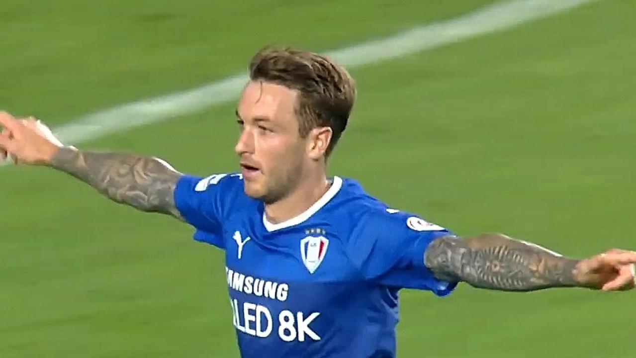 Adam Taggart and the Suwon Bluewings kick off the K-League season on Friday.