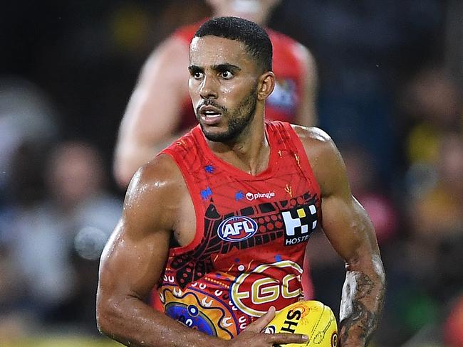 Miller had 24 touches against Hawthorn in round 11 at TIO Stadium. Picture: Felicity Elliott/AFL Photos via Getty Images.