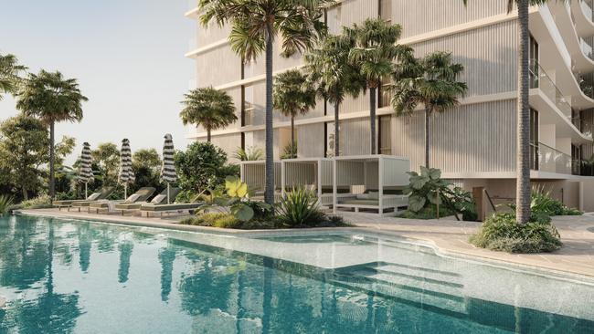 Artist impressions of the SOL by Walker residential project for the Maroochydore CBD. Photo: Walker Corporation
