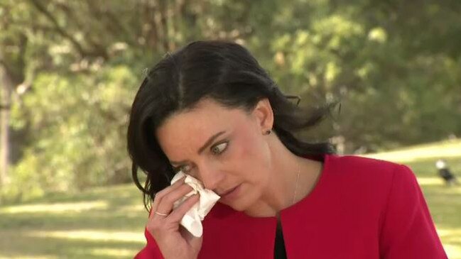 Australian Labor Party member for the Australian House of Representatives seat of Lindsay, Emma Husar, announces she will not stand for re-election. Picture: 9NEWS