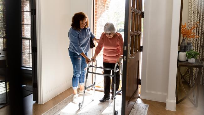 Most growth in a single job over the five years to February was in care for the aged and disabled.