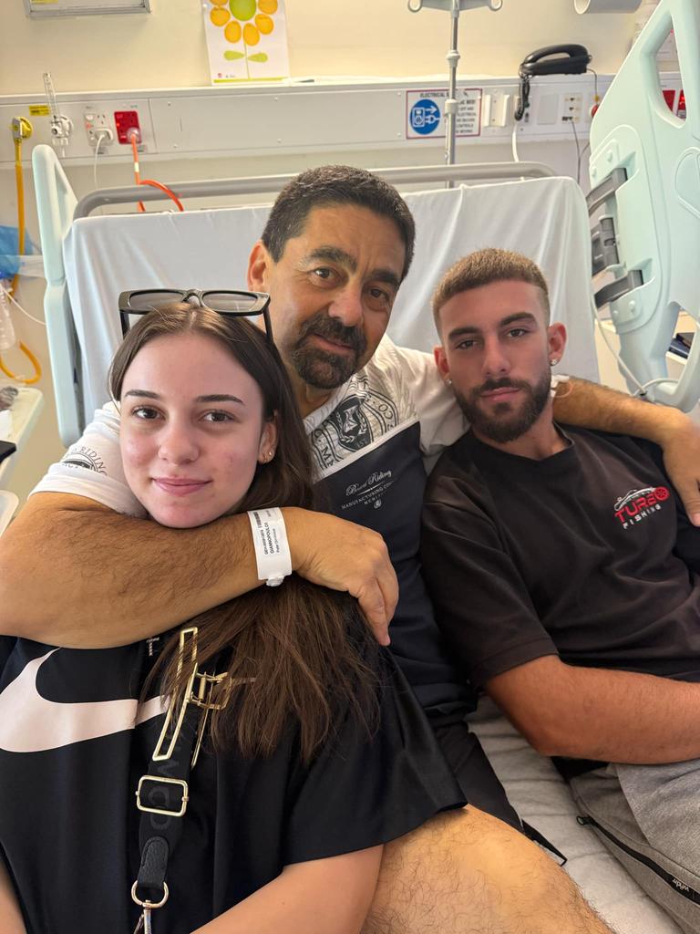 Peter did not expect to receive a cancer diagnosis when he went to the doctor for a hernia. Picture: GoFundMe
