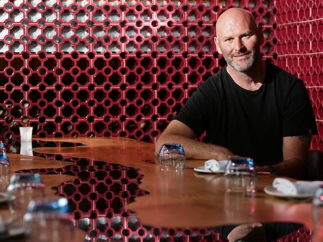 Chef Alessandro Pavoni at his restaurant Sotto Sopra in Newport. Picture: Troy Snook