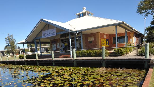 The pond at the Grafton Tourist Information Centre in South Grafton.