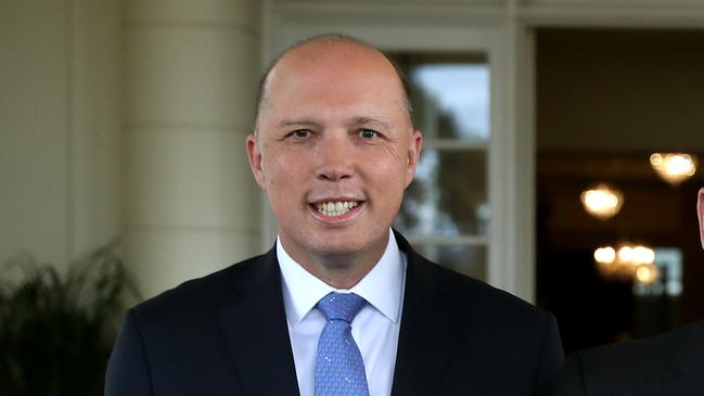 Home Affairs Minister Peter Dutton. Picture: Kym Smith