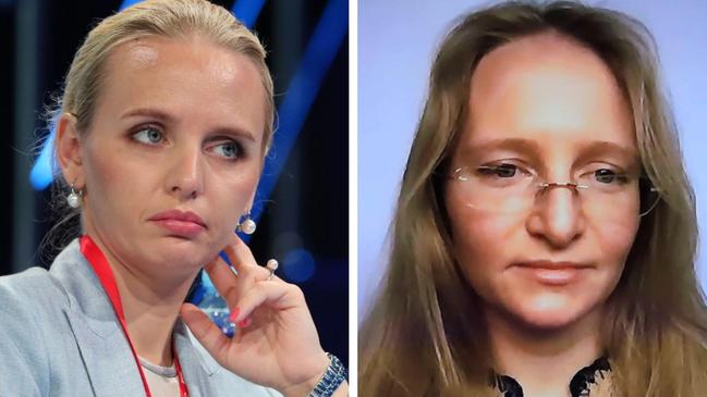 Putin's two daughters Maria Vorontsova, 36, and Katerina Tikhonova, 35, have been hit by EU sanctions. Picture: Supplied.