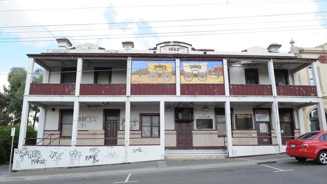 The White Dog Hotel in Lilydale has fallen into disrepair following its closure in 2002.