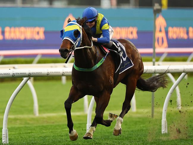 SYDNEY, AUSTRALIA - SEPTEMBER 07: Molly Bourke riding Uzziah wins Race 10 Salix during Sydney Racing at Royal Randwick Racecourse on September 07, 2024 in Sydney, Australia. (Photo by Jeremy Ng/Getty Images)