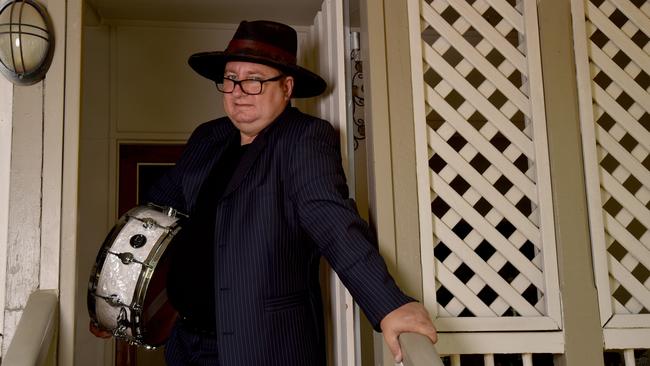 Blues artist Joel Sutton produced his latest album from his home in South Towsnville. Picture: Evan Morgan