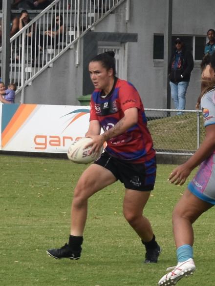 Open women's grand final between Kulpiyam and Coastal Neurs at the Mackay Indigenous Rugby League Carnival. Picture: Mitch Bourke.