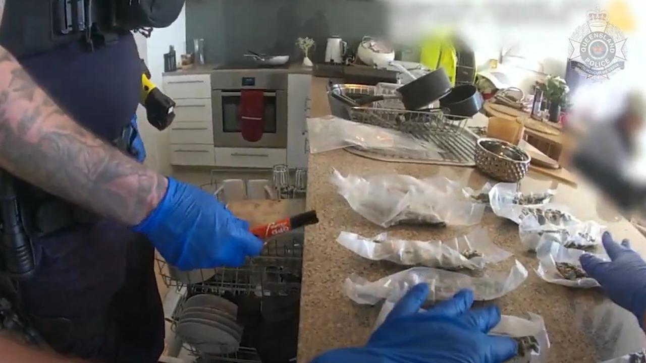 A 24-year-old man and 19-year-old girl, both of Mackay, are facing a combined 27 drugs and weapons offences as part of Operation Kelly. Picture: QPS