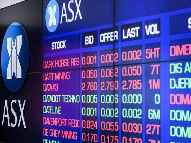 The Australian share market has lost ground as warnings mount of worsening unemployment and economic conditions because of the coronavirus pandemic. Picture: AAP