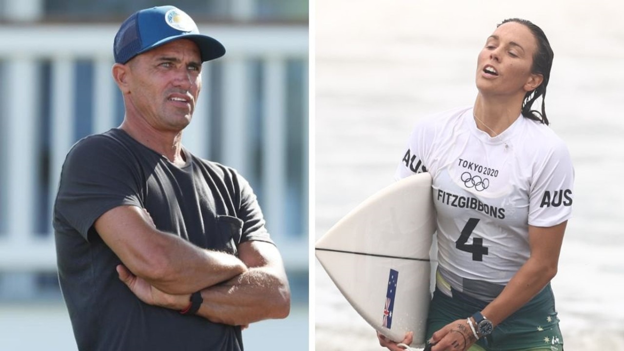 Kelly Slater was one of many to support Sally Fitzgibbons.