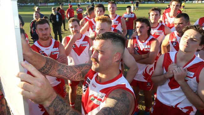 Avenel coach Kasey Duncan, The Swans play the other undefeated team in the Kyabram and District league this season, Shepparton East, on Saturday. Picture: Yuri Kouzmin