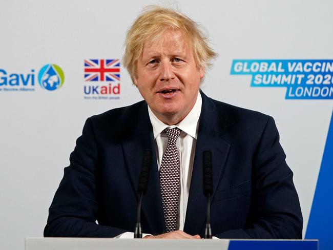 British Prime Minister Boris Johnson. Pictures: AFP