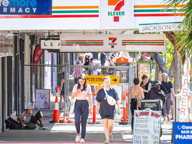 Locals say homlessness is on the rise in St Kilda. Picture: Mark Stewart