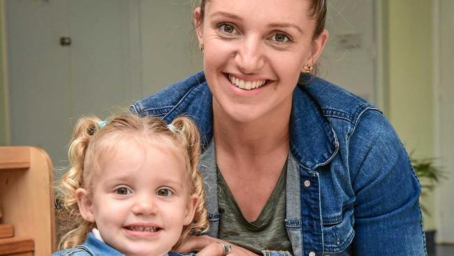 HEALTHY FOCUS: Aura-Rose and Tyler Spiteri making a healthy lunch. Picture: Brian Cassidy