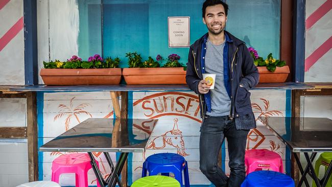 Aaron Ratanatray at Sunnys Shop in Prospect. Photo: AAP/Roy Vandervegt