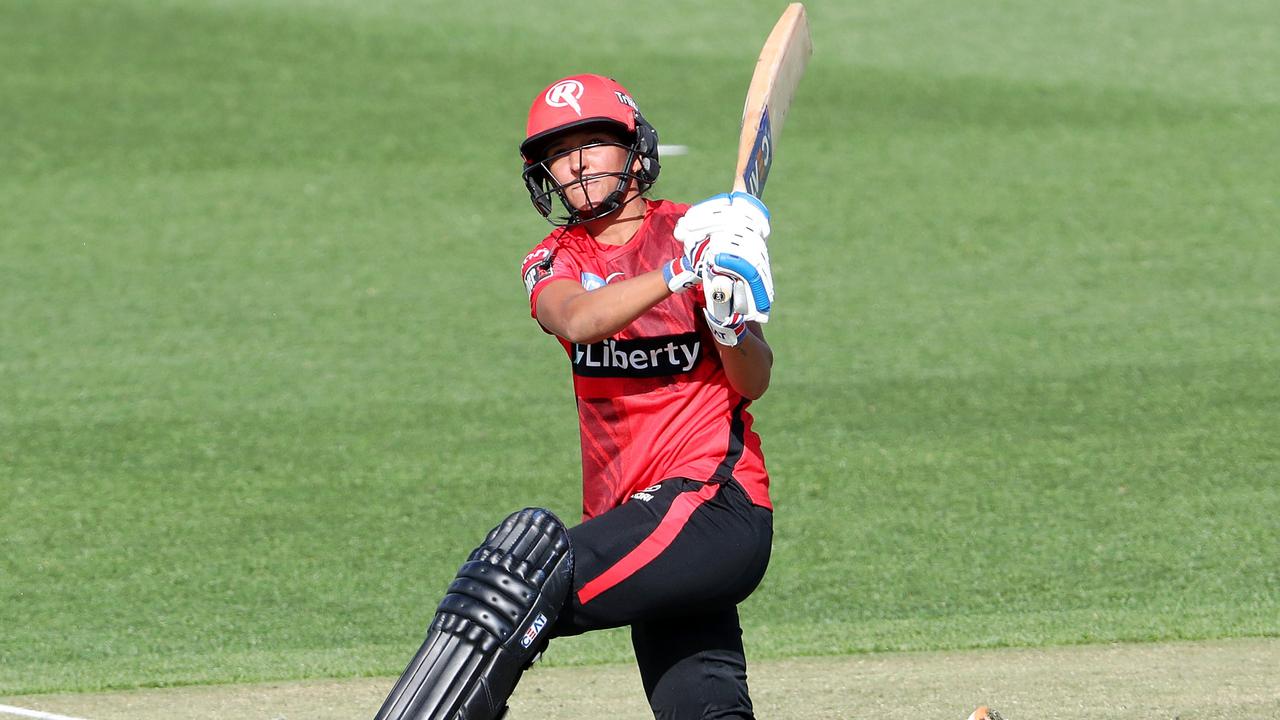 Harmanpreet Kaur was on fire with bat and ball for the Renegades. (Photo by Sarah Reed/Getty Images)