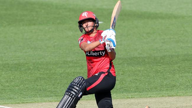 Harmanpreet Kaur was on fire with bat and ball for the Renegades. (Photo by Sarah Reed/Getty Images)