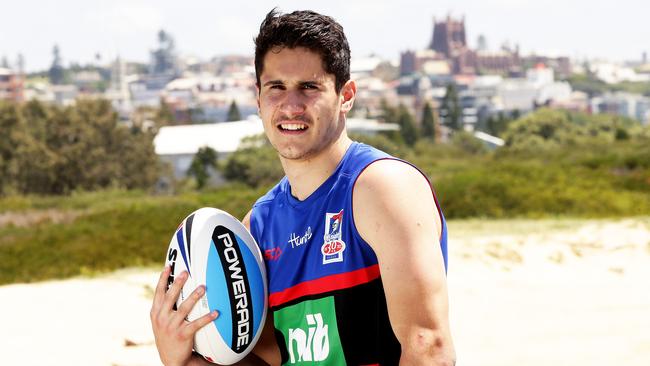 Jack Johns, son of Matty Johns, has signed with the Newcastle Knights. Picture by Peter Lorimer.