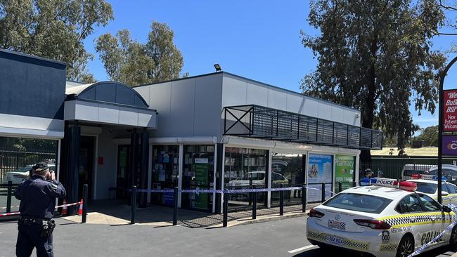 A chemist worker was held at gunpoint in a terrifying robbery at Salisbury North. Picture: Harvey Biggs/9 News