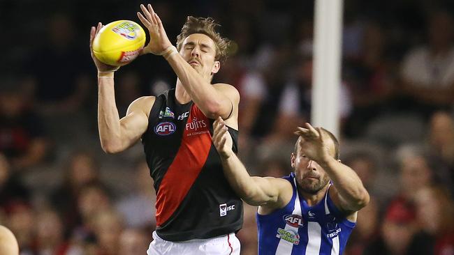 Joe Daniher has requested a trade to Sydney. Picture: Michael Klein.