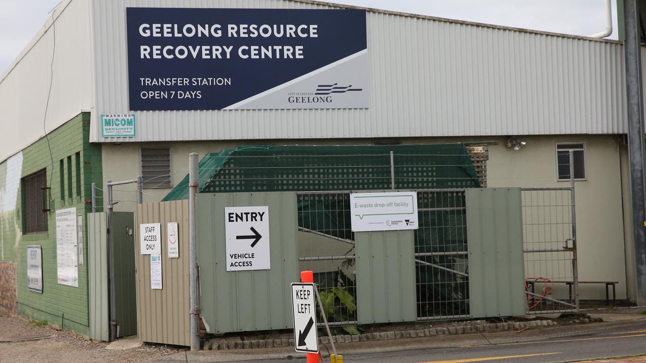 Geelong Resource Recovery Centre has been closed since March. Picture: Peter Ristevski.