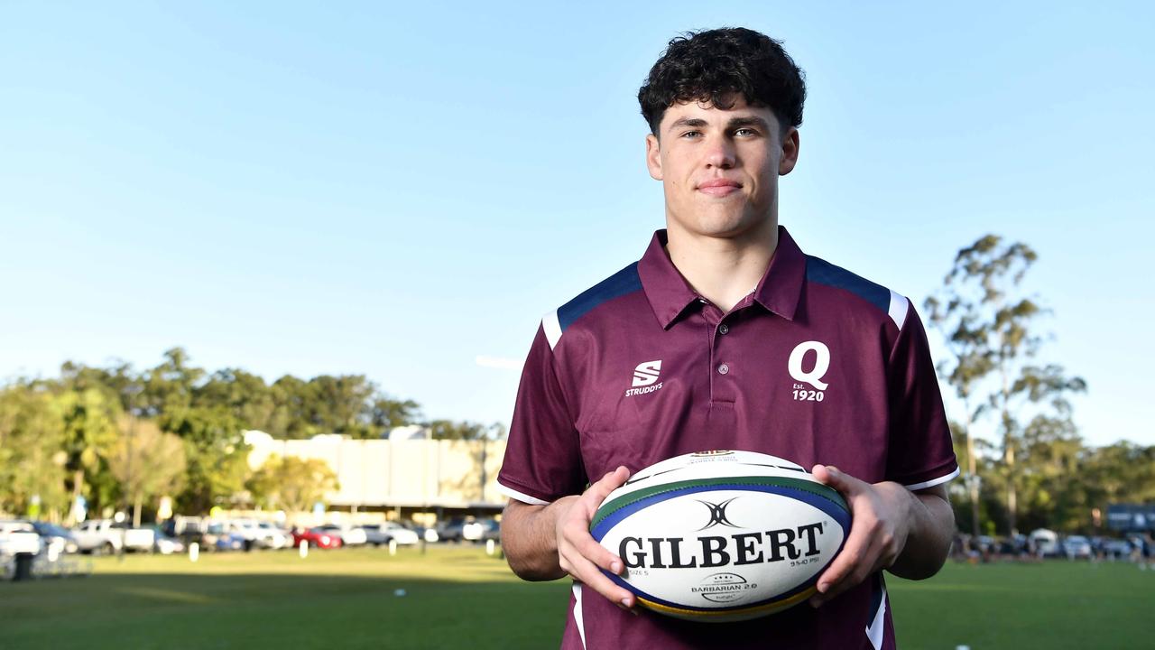 Rising schoolboy rugby union talent William Graham. Picture: Patrick Woods.