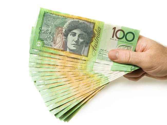 Australian $100 notes money x